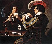 Theodoor Rombouts Card Players France oil painting artist